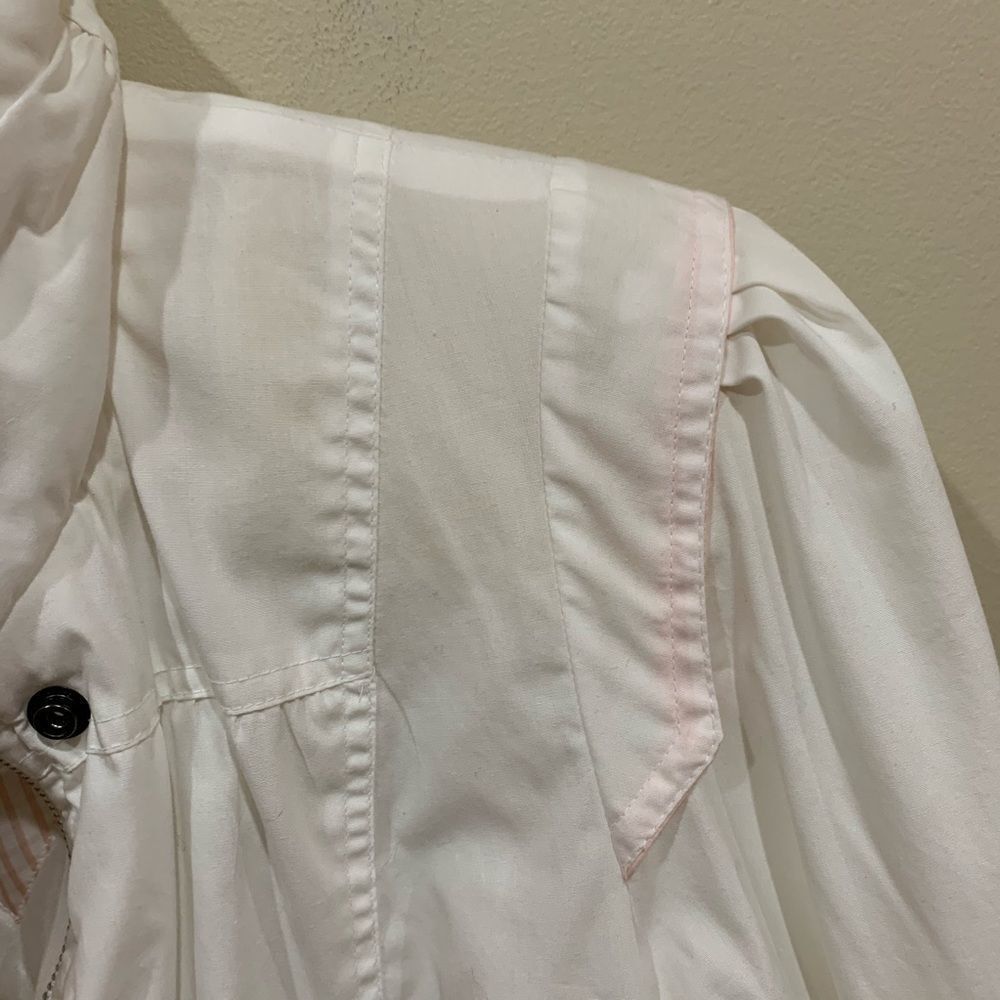 Vintage NYG New York Girl M White Bomber Jacket - Picture 6 of 8